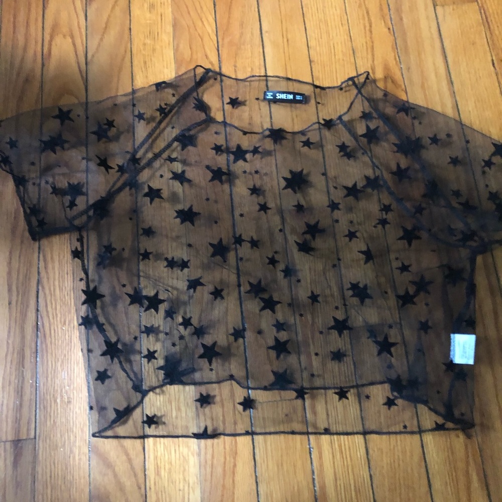 star design over shirt